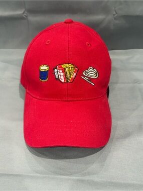 Morpho Vallenato Columbian Music Culture Red Adjustable Baseball Hat Cap